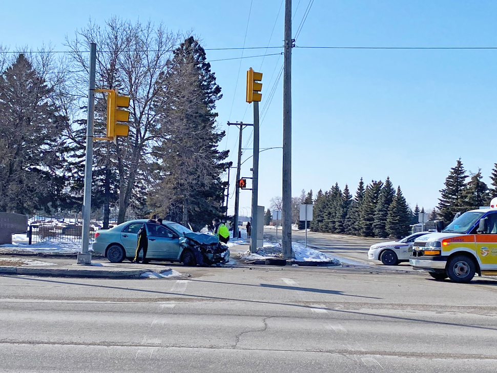 Emergency crews respond to crash near Barkman Concrete